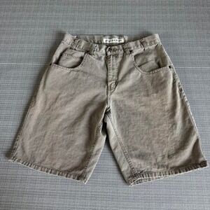 Bugle Boy Vintage tan denim shorts men's size 36